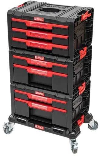 Q-Brick Įrankių dėžių komplektas Qbrick PRO WORKSHOP SET 1 2.0