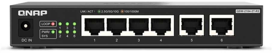 Šakotuvas Jungiklis Qnap QSW-2104-2T-R2