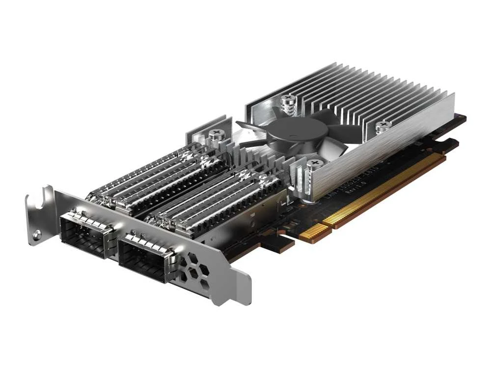 Kontroler Triton QNAP QXG-100G2SF-E810 karta jungiama į tinklą Wewnętrzny Włókno 100000 Mbit/s