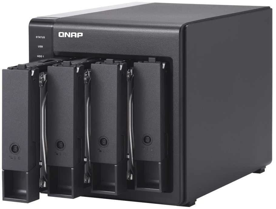 QNAP TR-004 diskų masyvas Juoda