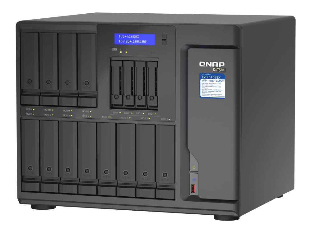 Serveris QNAP TVS-h1688X-W1250-32G
