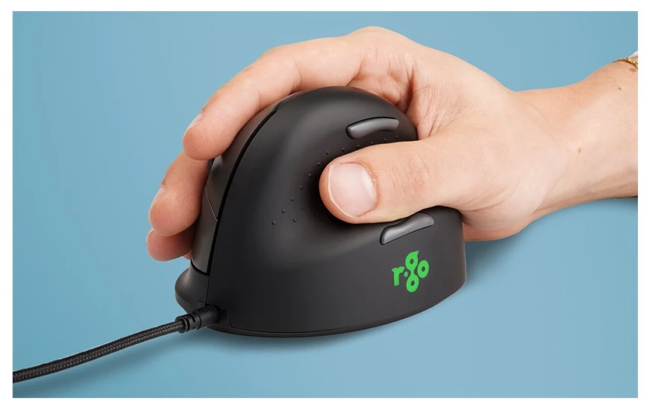 Pelė R-GO Tools R-Go Pelė HE Break ergonomiczna prawa USB mała (RGOHBRSWDBL)