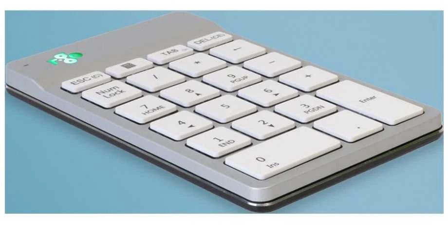R-GO TOOLS NUMPAD BREAK Baltas - BLUETOOTH SKAITMENINĖ Klaviatūra