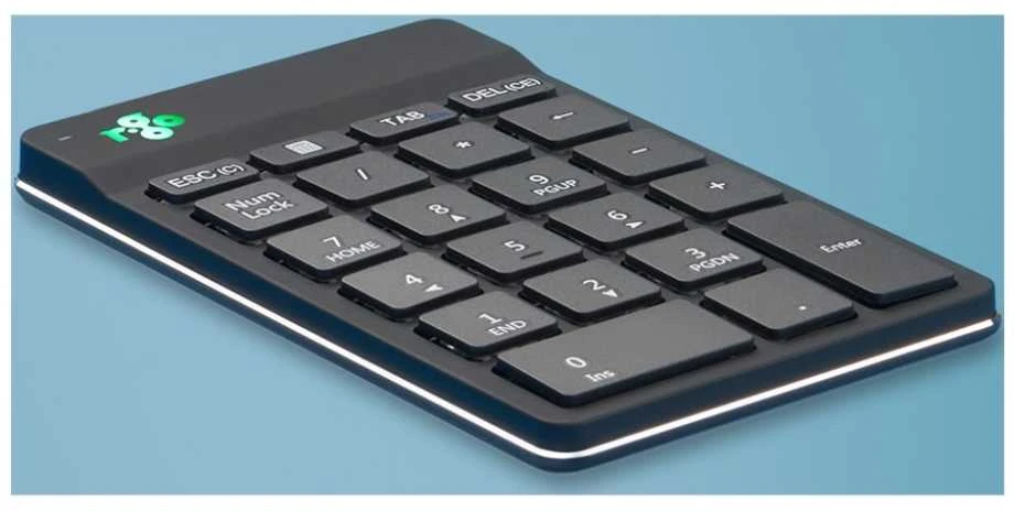Klaviatūra R Go Tools R-GO NUMPAD BREAK ERGONOMIC - NUMERIC WIRELESS KEYPAD Juodas