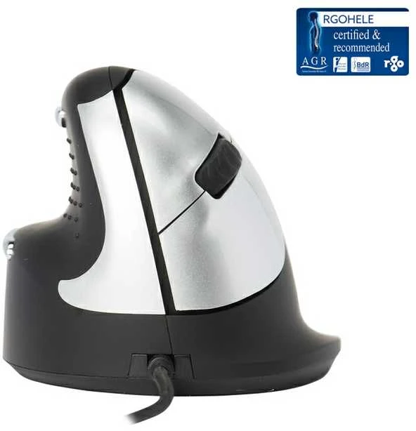 R Go Tools ERGONOMIC Pelė MEDIUM - HAND165-185MM LEFT-HANDED su laidu