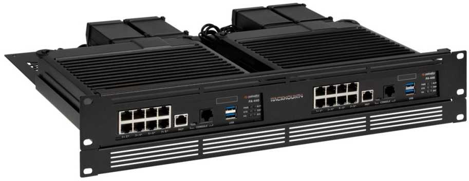 Fortinet Rackmount.IT rinkinys, skirtas Palo Alto PA-440 – PA-450 – PA-460 Duo