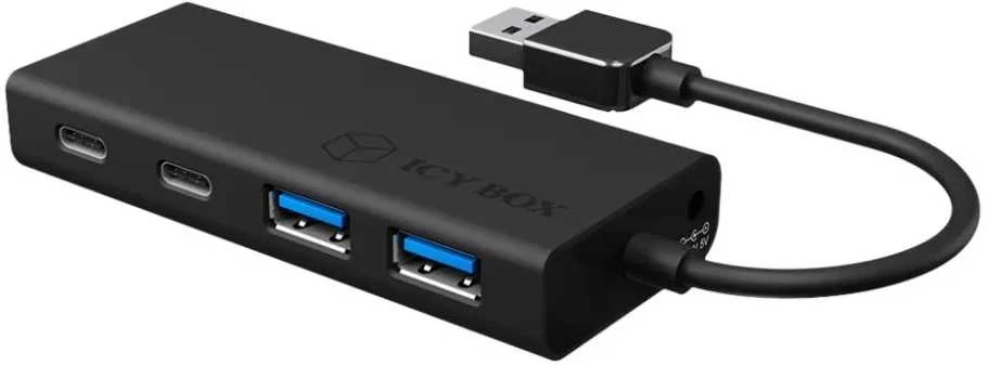 ICYBOX IB-HUB1426-U3 Icy Box 4x prievadas USB 3.0 šakotuvas, 2x USB Type-C, 2x USB Type-A