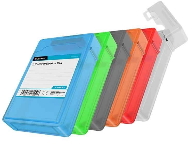 ICY BOX IB-AC602b Apsaugos dėžutės rinkinys 6 vnt 3,5 colio HDD