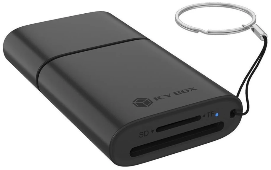 RaidSonic ICY BOX IB-CR204-CU3 2-in-1 USB 3.2 Gen 1 kortelių skaitytuvas
