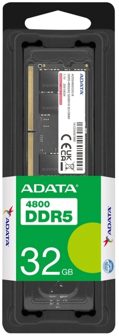 RAM ADATA SO-DIMM 32 GB 4800 (juodas, AD5S480032G-S, Premier)