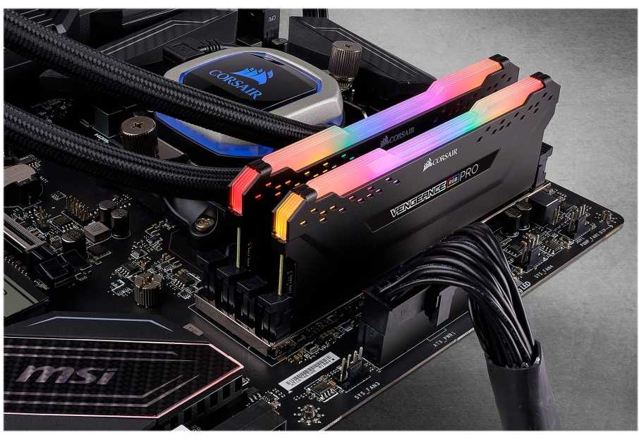 RAM „Corsair“ | C16 atminties rinkinys | „VENGEANCE RGB PRO“ | 16 GB | DDR4 | 3200 MHz | Kompiuteriai/serveriai | Registracijos Nr. | ECC Nr.