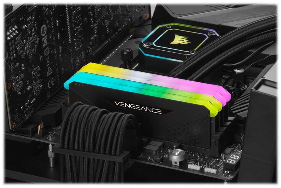 RAM Corsair Vengeance RGB RS Juodas 64GB Kit (2x32GB) DDR4-3600 CL18 DIMM atmintis