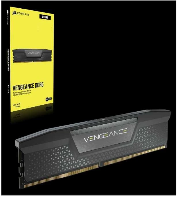 RAM CORSAIR VENGEANCE 6000MHz 32GB 2x16GB DDR5 DIMM Unbuffered 36-38-38-76 Std PMIC XMP 3.0 Juodas Heatspreader Juodas PCB 1.25V