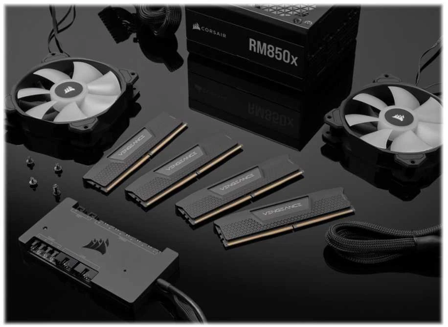 RAM Corsair VENGEANCE 32 GB, DDR5, 4800 MHz, kompiuteris/serveris, registracijos Nr., ECC Nr., 2x16 GB
