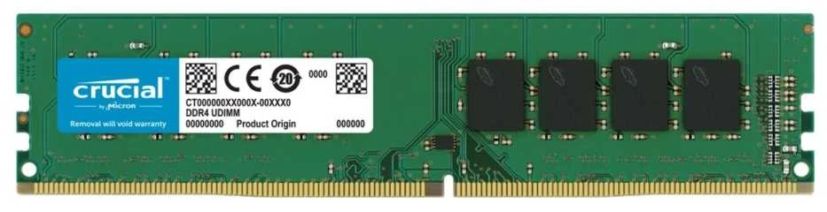 Crucial DDR4 atminties modulis su keturiais atminties lustais