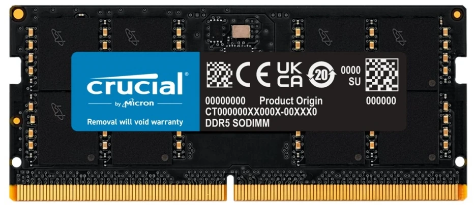 Atmintis do laptopa Crucial SORAM Crucial D5 4800 32GB C40 Tray
