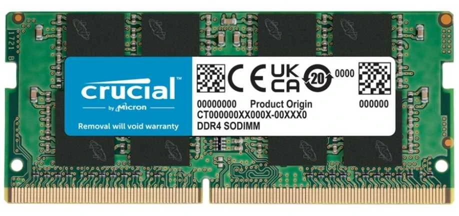 Crucial DDR4 SODIMM RAM atminties modulis