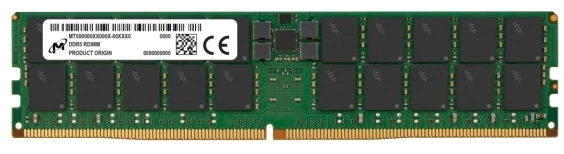 RAM Micron DDR5 RDIMM 64GB 2Rx4 6400 CL52 (16Gbit) vieno langelio pakuotė