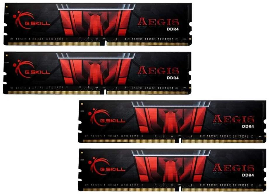 Stacionaraus kompiuterio atmintis G.Skill Aegis | 4x16 GB | DDR4 | 3200 MHz | ‎F4-3200C16Q-64GIS