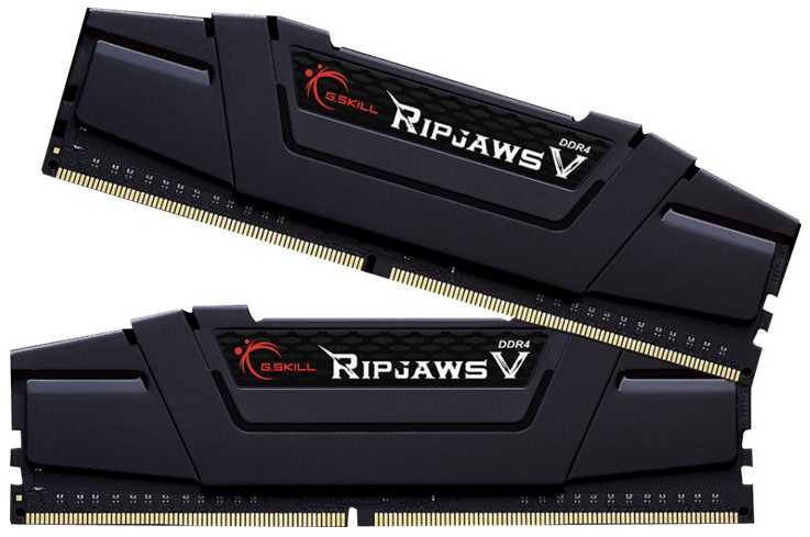 RAM G.SKILL F4-3200C16D-64GVK G.Skill RipjawsV DDR4 64GB (2x32GB) 3200MHz CL16 1.35V XMP 2.0