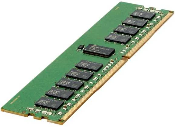 HP 64GB serverio RAM atminties modulis iš arti