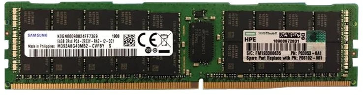 RAM Hewlett Packard (HP) Atmintis serwerowa HP 64GB (1x64GB) Dual Rank