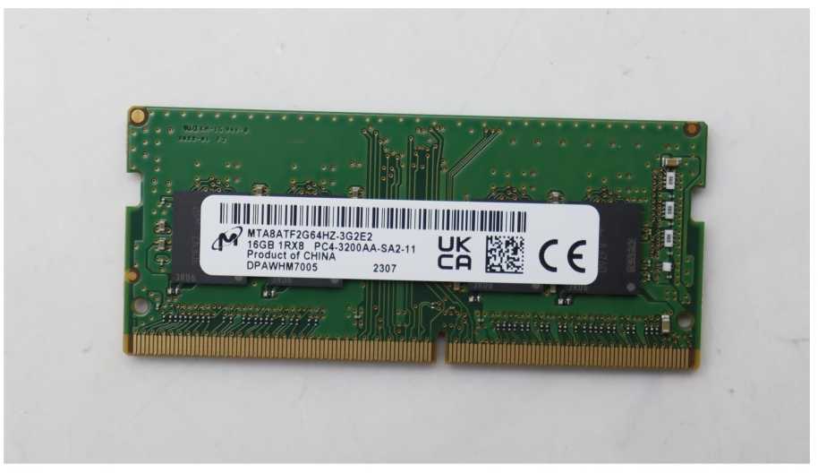 RAM Atmintis do laptopa Lenovo do pamięci SoDIMM 16GB 3200MHz