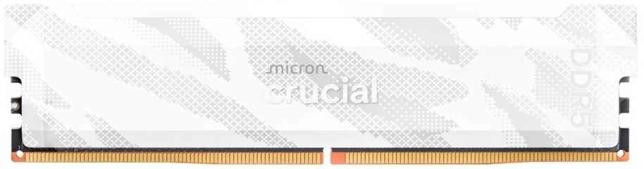 RAM „Crucial Pro Overclocking“ 16 GB [1x16 GB 6400 MHz DDR5 CL32 UDIMM] balta