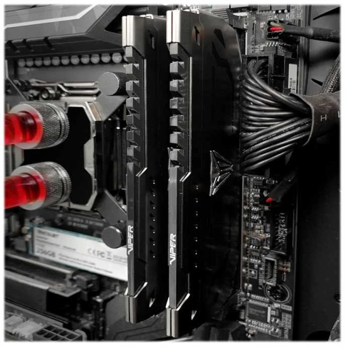 PATRIOT Memory Viper Steel PVS416G320C6K - 16 GB - 2 x 8 GB - DDR4 - 3200 MHz - 288-pin DIMM