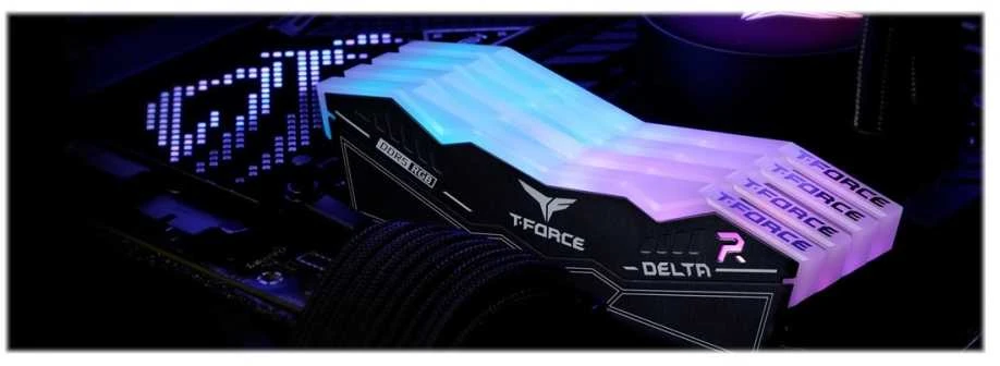 RAM Team Group Komandos grupė TEAMGROUP T-Force Delta RGB DDR5 32GB 2x16GB 6400MHz CL40 1.35V DIMM