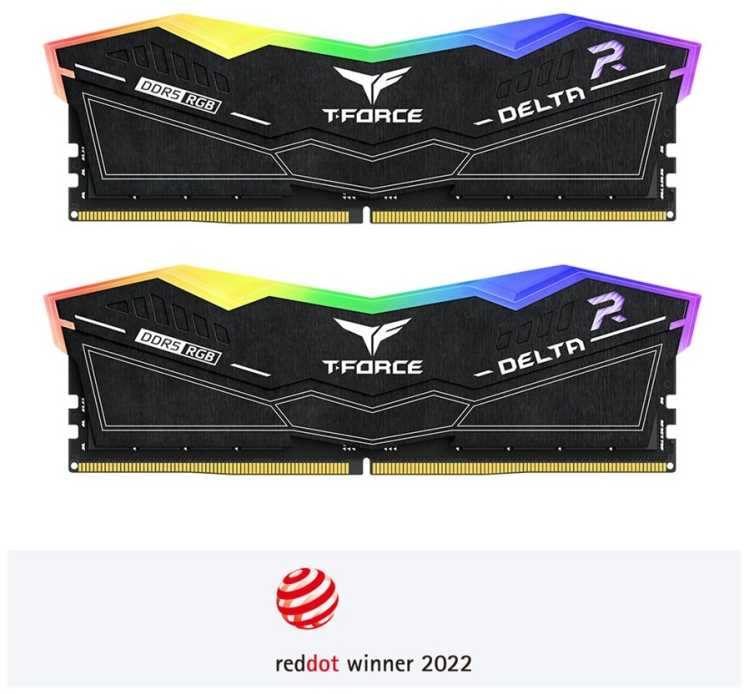RAM Team Group Atmintis TeamGroup T-Force Delta RGB, DDR5, 32 GB, 6000MHz, CL30 (FF3D532G6000HC30DC01)