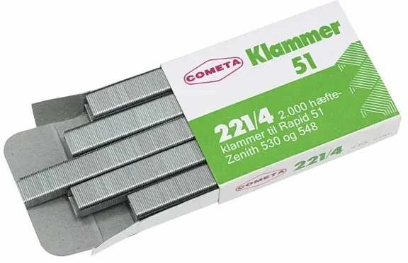 Rapid Rapid 11775411, Staples pack, 21/4, 7 mm, Labeling, 2000 staples, Nerūdijantis plienas