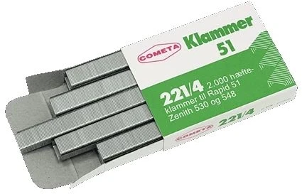 Rapid 11775411, Segtukų paketas, 21/4, 7 mm, Žymėjimas, 2000 segtukų, Nerūdijantis plienas