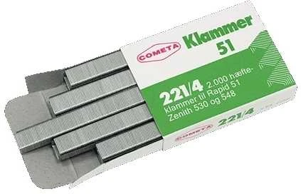 Rapid Rapid 11775411, Staples pack, 21/4, 7 mm, Labeling, 2000 staples, Nerūdijantis plienas
