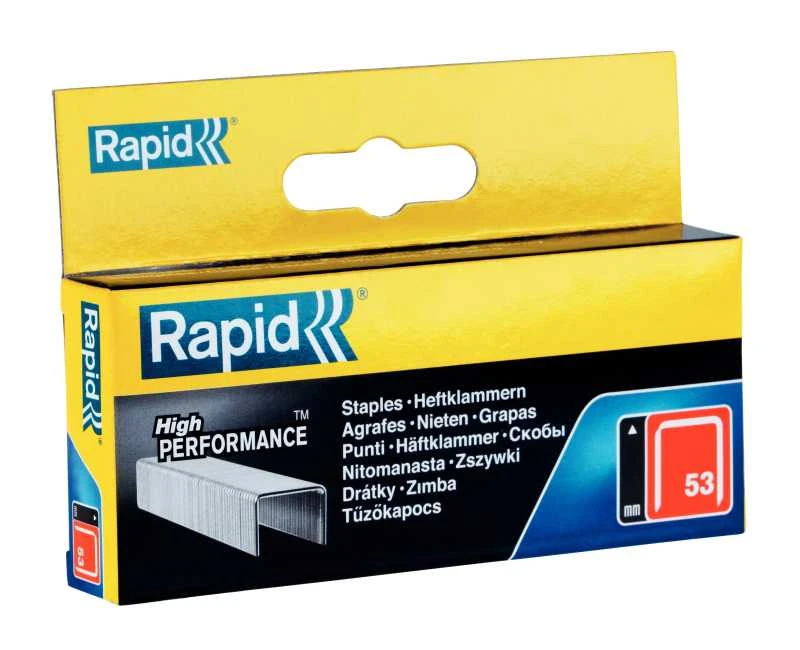 Kabės „Rapid" 53/8 2500 vnt.