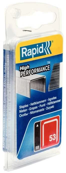 Rapid Kabės Nr53 6mm 1080 vnt plastikinė dėžutė