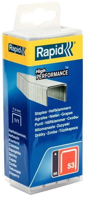 Rapid Kabės Nr53 8mm 5000 vnt plastikinė dėžutė