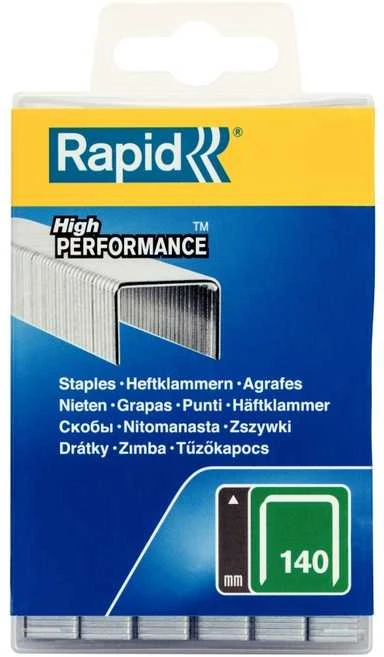 Rapid Kabės Nr140 12mm 5000 vnt plastikinė dėžutė