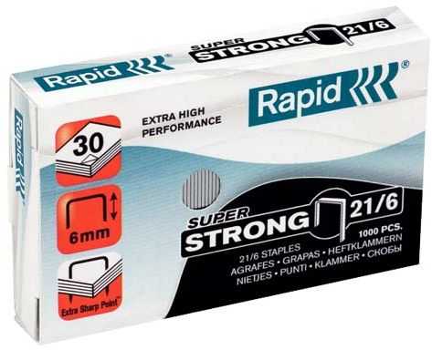 Rapid Staples Strong 21/6, 1000 vnt (24867700)