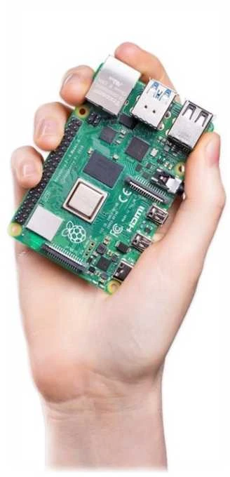 Raspberry Pi 4 B modelis, WiFi DualBand Bluetooth, 2 GB RAM, 1.8 GHz – dviejų RAM versija