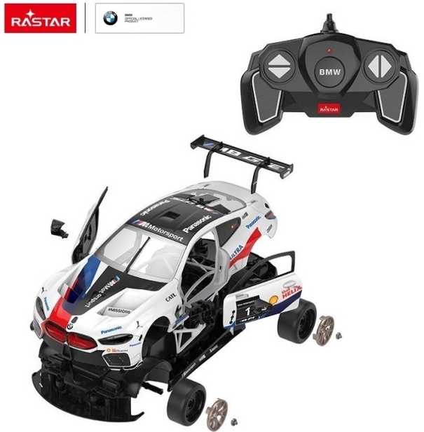 RASTAR R/C 1:18 sudedamas automodelis BMW M8 GTE, 97200