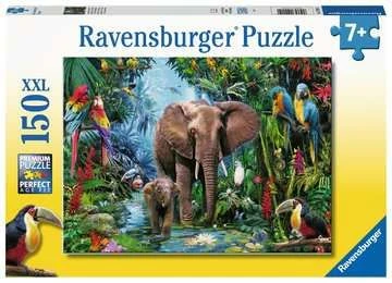 Ravensburger Dėlionė 150 vnt. - Drambliai džiunglėse