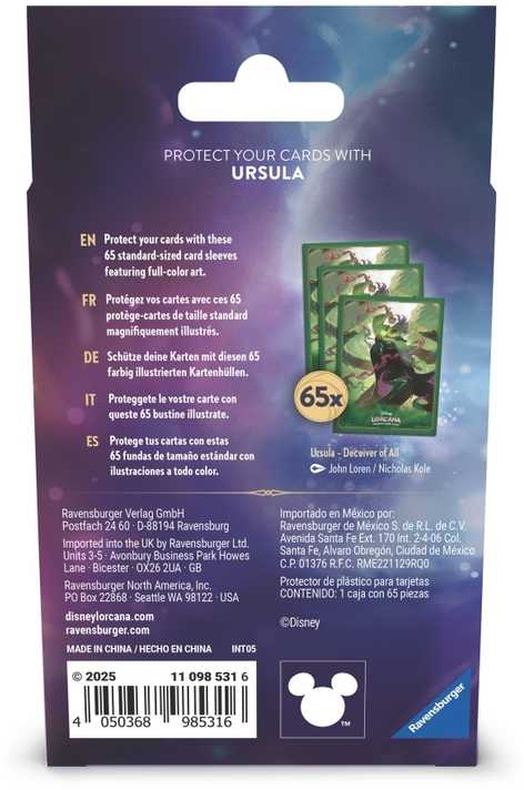 Dėlionė Ravensburger Disney Lorcana (Set07) sleeves B Urszula