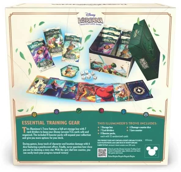 Disney Lorcana Archazia’s Island Illumineer’s Trove – 8 pakeliai, anglų k.
