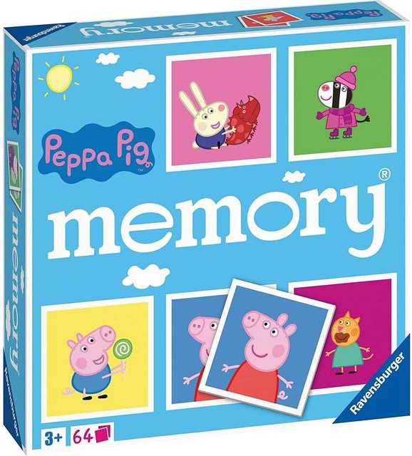 Ravensburger atminties žaidimas „Peppa Pig memory®“, 2–8 žaid., nuo 4 m.