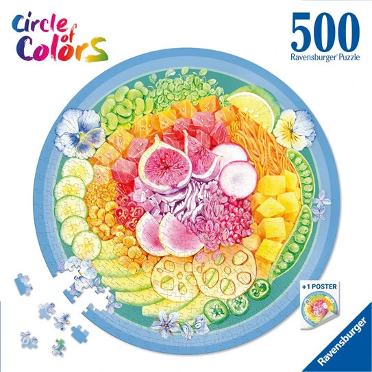 Ravensburger Dėlionė 500 vnt. - Maisto dubenėlis