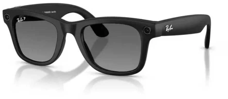META Ray-Ban Wayfarer G2 matinės juodos (poliarizuoti) AI akiniai
