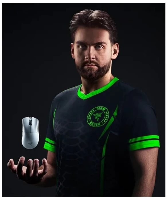 RAZER DeathAdder V4 Pro balta belaidė žaidimų optinė pelė | 45000 DPI