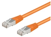 Goobay RB-LAN CAT 5e jungties kabelis, F/UTP, oranžinis – laido ilgis 1,5 m