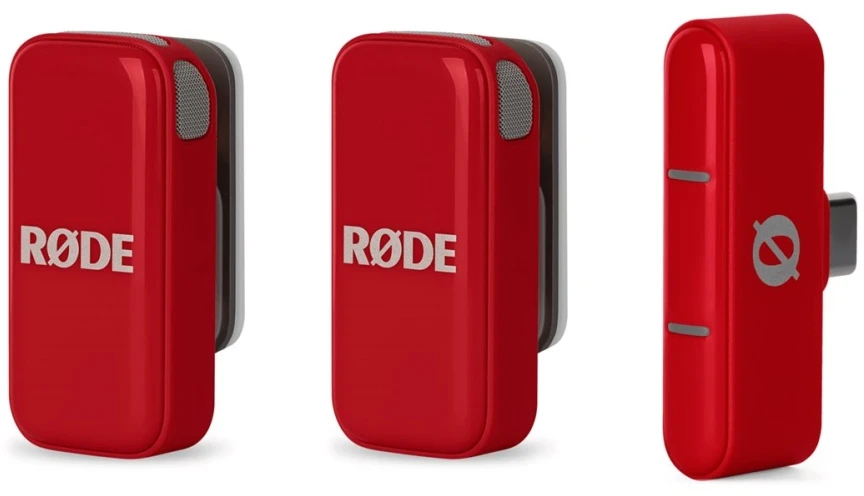 RODE Wireless Micro (USB-C, Raudona)